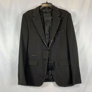 Philipp Plein Men's Wool Blazer Black
